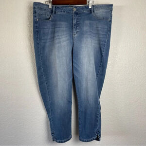 Angel’s Signature Skinny Crop Jeans Size 22W